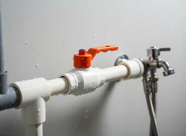 Ağ rəngli plastik şar klapanı. Narıncı rəngli tutacağı var və lalafo.az -da Ağ rəngli plastik şar klapanı. Narıncı rəngli tutacağı var və