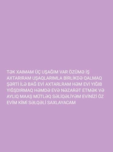 Zəhmət olmasa elanı diqqətlə oxuyun elanda işçi axtarmıram özümə iş lalafo.az -da Zəhmət olmasa elanı diqqətlə oxuyun elanda işçi axtarmıram özümə iş