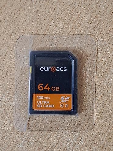 Euroacs 64GB SDXC yaddaş kartı - Tutum: 64 GB - Sürət: 120 MB/s-ə at lalafo.az Euroacs 64GB SDXC yaddaş kartı - Tutum: 64 GB - Sürət: 120 MB/s-ə