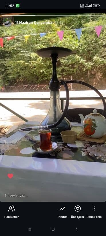 Qelyan aparati satilir 4-5 cur tütünde var rezin çaşkasi saxsi lalafo.az -da Qelyan aparati satilir 4-5 cur tütünde var rezin çaşkasi saxsi