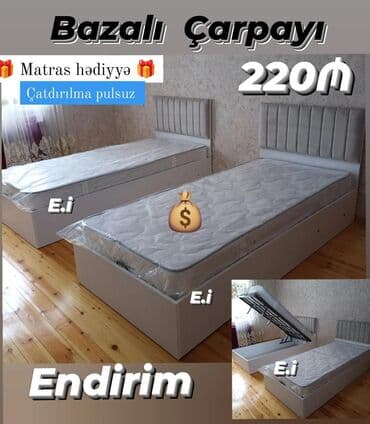 Yeni, Təknəfərlik çarpayı, Bazalı, Matras ilə lalafo.az -da Yeni, Təknəfərlik çarpayı, Bazalı, Matras ilə