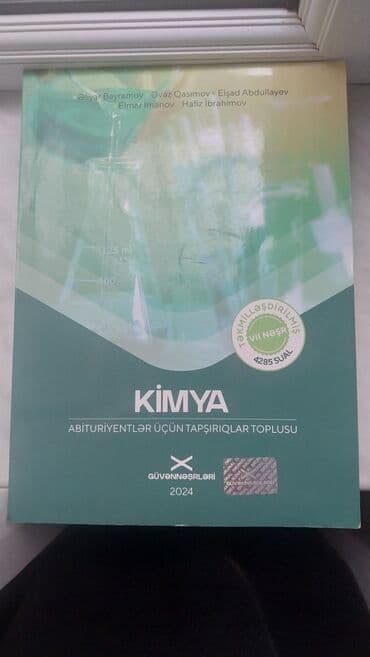 2024 kimya güvən nəşri abituriyentlər üçün tapşırıqlar lalafo.az -da 2024 kimya güvən nəşri abituriyentlər üçün tapşırıqlar