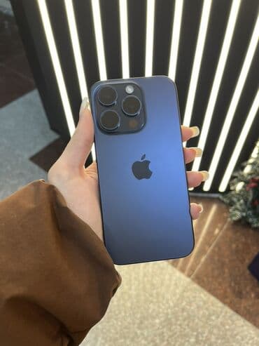 IPhone 15 Pro, 256 GB, Blue Titanium, Simsiz şarj lalafo.az -da IPhone 15 Pro, 256 GB, Blue Titanium, Simsiz şarj