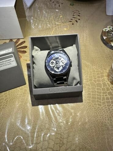 Новый, Наручные часы, Guess, цвет - Голубой at lalafo.az — 1 Новый, Наручные часы, Guess, цвет - Голубой — 1