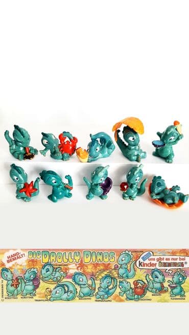 Kinder dino seriyasi kolleksiyasi 90 ci illerin.Endrim yoxdur qiymet lalafo.az -da Kinder dino seriyasi kolleksiyasi 90 ci illerin.Endrim yoxdur qiymet