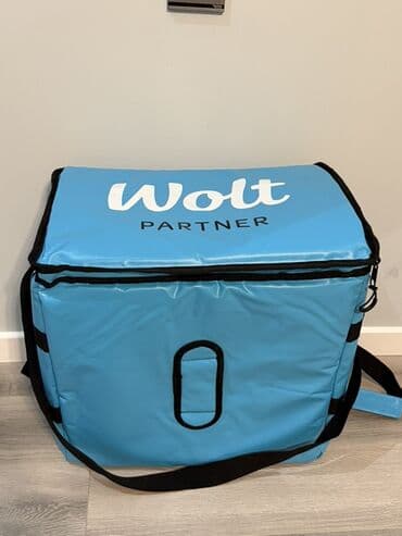 Аппараты для сахарной ваты: Wolt Partner izotermal çatdırılma çantası - Rəng: açıq mavi, “Wolt at lalafo.az — 1 Аппараты для сахарной ваты: Wolt Partner izotermal çatdırılma çantası - Rəng: açıq mavi, “Wolt — 1