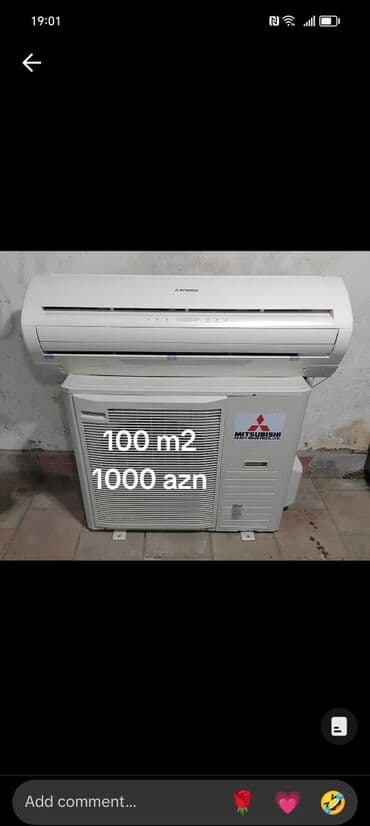 Kondisioner Mitsubishi, 100-dən çox kv. m, Kredit yoxdur lalafo.az -da Kondisioner Mitsubishi, 100-dən çox kv. m, Kredit yoxdur