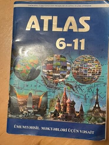 Məhsul: Coğrafiya “Atlas 6–11” və “Kontur Xəritələr 6–11” dəsti lalafo.az -da Məhsul: Coğrafiya “Atlas 6–11” və “Kontur Xəritələr 6–11” dəsti