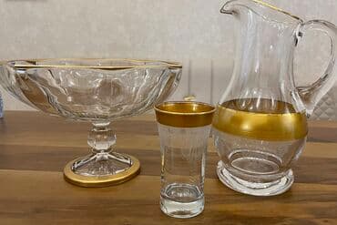 Ayri ayri satilir
Meyve qabi 30 azn
Qrafin ve 6 eded bakal 60 azn lalafo.az -da Ayri ayri satilir
Meyve qabi 30 azn
Qrafin ve 6 eded bakal 60 azn