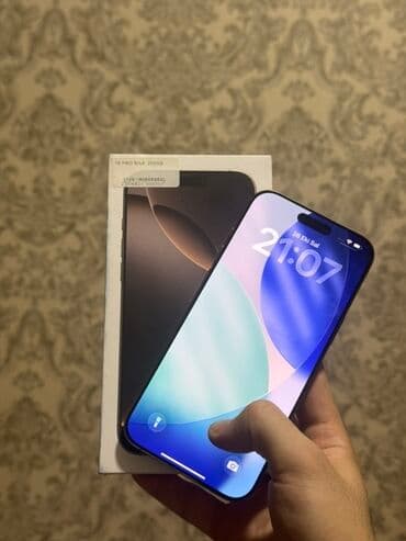 IPhone 16 Pro Max, 256 GB, Natural Titanium, Face ID lalafo.az -da IPhone 16 Pro Max, 256 GB, Natural Titanium, Face ID