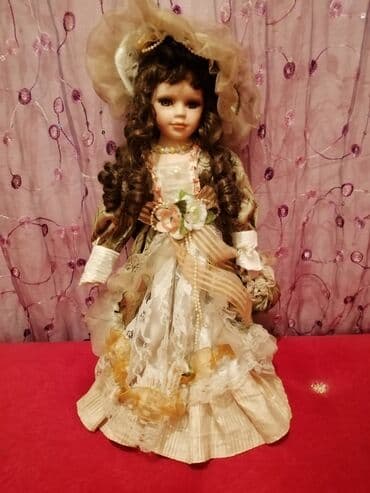 Farfor kukla - Porselen baş və qollar, detallı üz cizgiləri - Uzun lalafo.az -da Farfor kukla - Porselen baş və qollar, detallı üz cizgiləri - Uzun