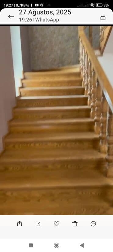 Məhəccər bəzəkləri: Məhsul: Taxta pilləkən dəsti və korkuluklar Təsvir: - Material: Təbii lalafo.az -da — 1 Məhəccər bəzəkləri: Məhsul: Taxta pilləkən dəsti və korkuluklar Təsvir: - Material: Təbii — 1