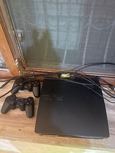 Sony PlayStation 3 Slim oyun konsolu - Model: PS3 Slim (qara rəng) - lalafo.az -da Sony PlayStation 3 Slim oyun konsolu - Model: PS3 Slim (qara rəng) -