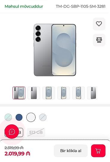 Samsung Galaxy S25 Plus, 256 GB, rəng - Boz lalafo.az -da Samsung Galaxy S25 Plus, 256 GB, rəng - Boz