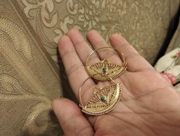 Sırğa, Sarı qızıl, 585 Əyar, 6 g lalafo.az -da Sırğa, Sarı qızıl, 585 Əyar, 6 g