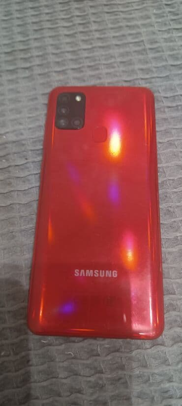 Samsung Galaxy A21S, rəng - Qırmızı, Barmaq izi lalafo.az -da Samsung Galaxy A21S, rəng - Qırmızı, Barmaq izi