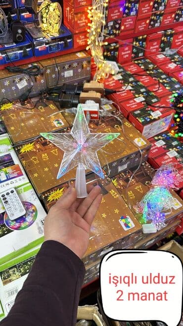 Yeni il və dekor üçün işıqlı pərdə qirlyandları və şar oyuncaqlar. - lalafo.az -da — 5 Yeni il və dekor üçün işıqlı pərdə qirlyandları və şar oyuncaqlar. - — 5