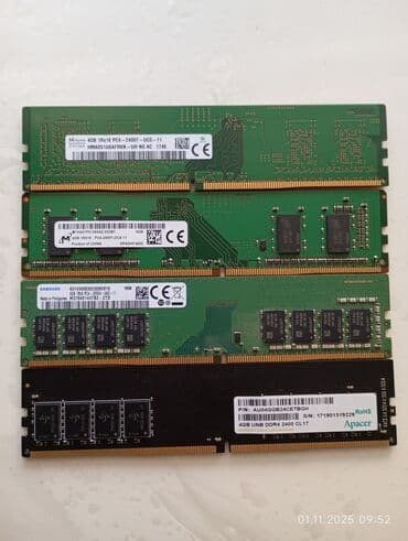 Operativ yaddaş (RAM) Hynix, 4 GB, 2400 Mhz, DDR4, PC üçün lalafo.az -da Operativ yaddaş (RAM) Hynix, 4 GB, 2400 Mhz, DDR4, PC üçün