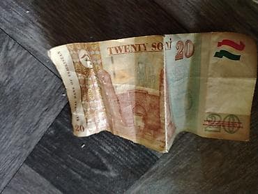 20 lik Tacikistan pulu somoni lalafo.az -da 20 lik Tacikistan pulu somoni