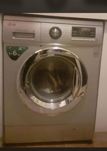 Paltaryuyan maşın LG, 6 kq, İşlənmiş, Avtomat, Qurutmasız, Kredit yoxdur, Ünvandan götürmə lalafo.az -da Paltaryuyan maşın LG, 6 kq, İşlənmiş, Avtomat, Qurutmasız, Kredit yoxdur, Ünvandan götürmə