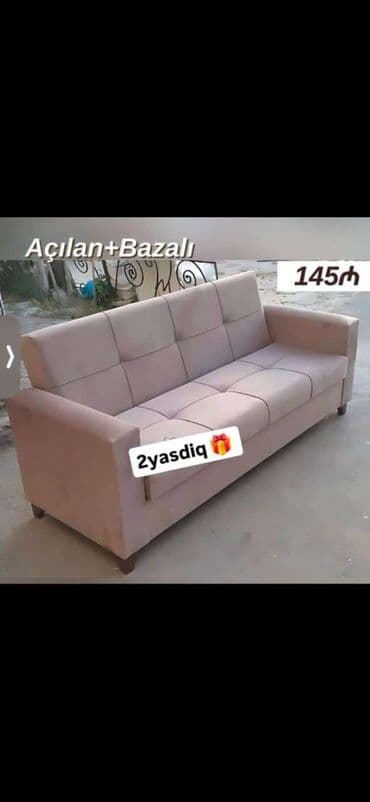 Divan, Qonaq otağı üçün, Parça, Bazalı, Açılan lalafo.az -da — 4 Divan, Qonaq otağı üçün, Parça, Bazalı, Açılan — 4