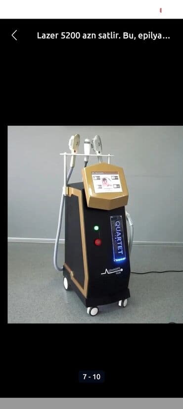 Lazer 5200 azn satlir. Bu, epilyasiya, cavanlaşma, RF liftinq, tatu lalafo.az -da Lazer 5200 azn satlir. Bu, epilyasiya, cavanlaşma, RF liftinq, tatu