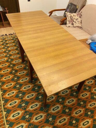 Qonaq masası, İşlənmiş, Açılan, Taxta, Kvadrat masa lalafo.az -da Qonaq masası, İşlənmiş, Açılan, Taxta, Kvadrat masa