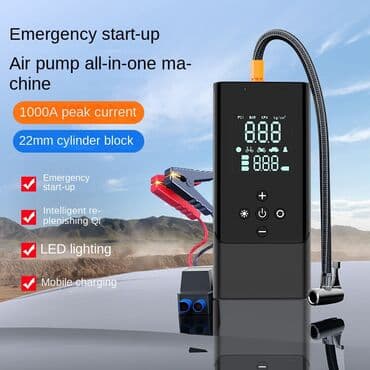 Batıq çıxaran alət: Avtomobil üçün çoxfunksiyalı “Jump Starter + Hava Kompressoru” cihazı lalafo.az -da — 5 Batıq çıxaran alət: Avtomobil üçün çoxfunksiyalı “Jump Starter + Hava Kompressoru” cihazı — 5