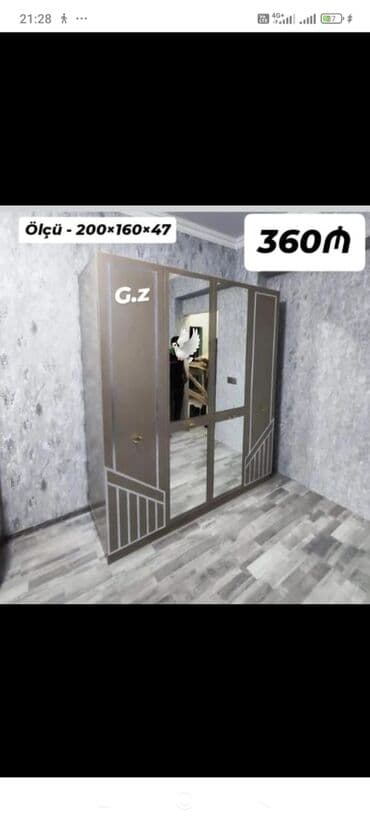 Yeni, Qarderob, paltar dolabı lalafo.az -da Yeni, Qarderob, paltar dolabı