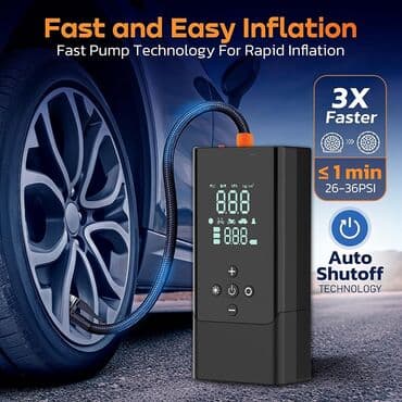 Batıq çıxaran alət: Avtomobil üçün çoxfunksiyalı “Jump Starter + Hava Kompressoru” cihazı lalafo.az -da — 8 Batıq çıxaran alət: Avtomobil üçün çoxfunksiyalı “Jump Starter + Hava Kompressoru” cihazı — 8