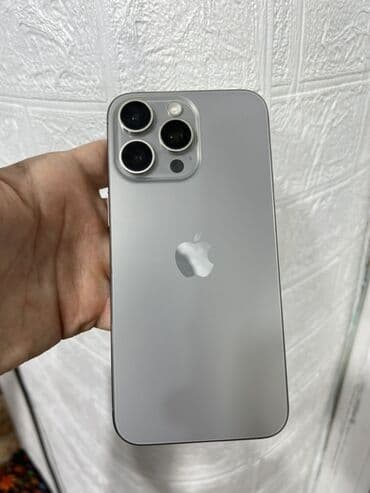 IPhone 15 Pro Max, Gümüşü, Face ID lalafo.az -da IPhone 15 Pro Max, Gümüşü, Face ID