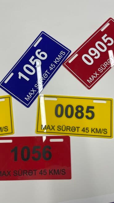🟡 🔴 🔵 🟢 Sarı,göy və qırmızı rəng 45km/s nömrələrin lalafo.az -da 🟡 🔴 🔵 🟢 Sarı,göy və qırmızı rəng 45km/s nömrələrin