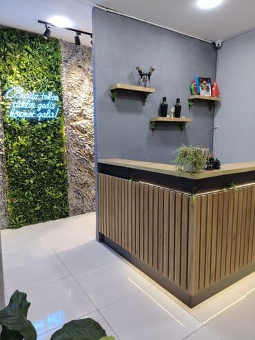 Садовая мебель на заказ: Resepsiyon / qarşılanma masası – modern dizayn - Material: Laminat at lalafo.az — 2 Садовая мебель на заказ: Resepsiyon / qarşılanma masası – modern dizayn - Material: Laminat — 2