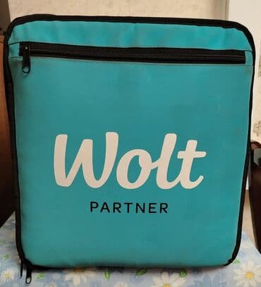 Wolt “Partner” termo çatdırılma çantası - Rəng: firuzəyi, reflektor lalafo.az -da Wolt “Partner” termo çatdırılma çantası - Rəng: firuzəyi, reflektor
