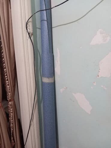 Потолок: Məhsul: Mavi rəngli vinil döşəmə örtüyü (rola) - Material: elastik at lalafo.az — 1 Потолок: Məhsul: Mavi rəngli vinil döşəmə örtüyü (rola) - Material: elastik — 1