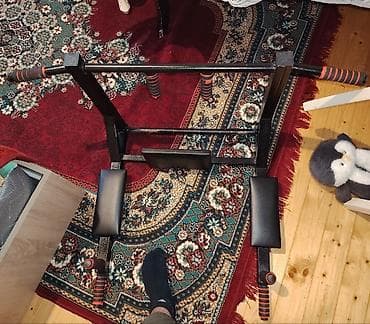 Çoxfunksiyalı ev üçün turnik/dips-trenajoru - Divara bərkidilən lalafo.az -da Çoxfunksiyalı ev üçün turnik/dips-trenajoru - Divara bərkidilən