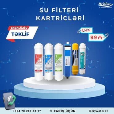 Su Filtri Kartricləri – eksklüziv təklif MyWater - Məhsul: MyWater su lalafo.az -da Su Filtri Kartricləri – eksklüziv təklif MyWater - Məhsul: MyWater su