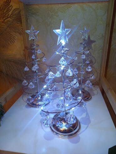 Kristal bəzəkli LED işıqlı dekorativ “çam ağacı” fiquru qutuda - lalafo.az -da Kristal bəzəkli LED işıqlı dekorativ “çam ağacı” fiquru qutuda -