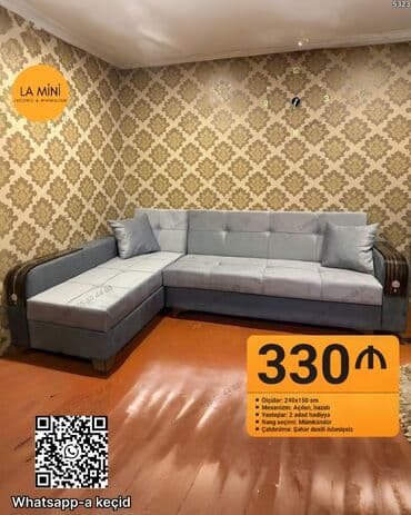 Künc divan, Açılan, Bazalı, Parça, Şəhərdaxili pulsuz çatdırılma lalafo.az -da Künc divan, Açılan, Bazalı, Parça, Şəhərdaxili pulsuz çatdırılma