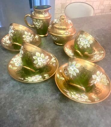 Çay dəsti, rəng - Yaşıl lalafo.az -da Çay dəsti, rəng - Yaşıl