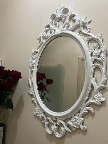 Güzgü Divar üçün, Oval, Dekorativ, Naxışlı lalafo.az -da Güzgü Divar üçün, Oval, Dekorativ, Naxışlı