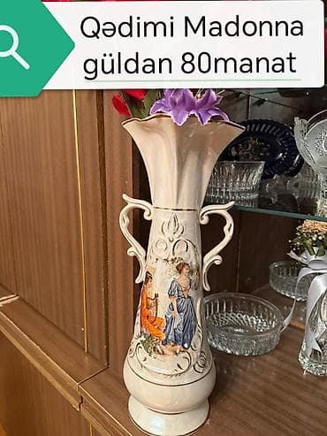 Bir vaza, Farfor lalafo.az -da Bir vaza, Farfor