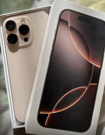 IPhone 16 Pro, Natural Titanium, Face ID lalafo.az -da IPhone 16 Pro, Natural Titanium, Face ID