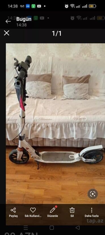 Şəhər içi rahat hərəkət üçün yüngül və qatlanan skuter lalafo.az -da Şəhər içi rahat hərəkət üçün yüngül və qatlanan skuter