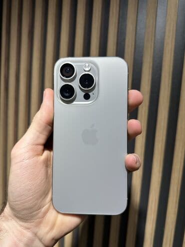 IPhone 15 Pro, 256 GB, Natural Titanium, Face ID lalafo.az -da IPhone 15 Pro, 256 GB, Natural Titanium, Face ID