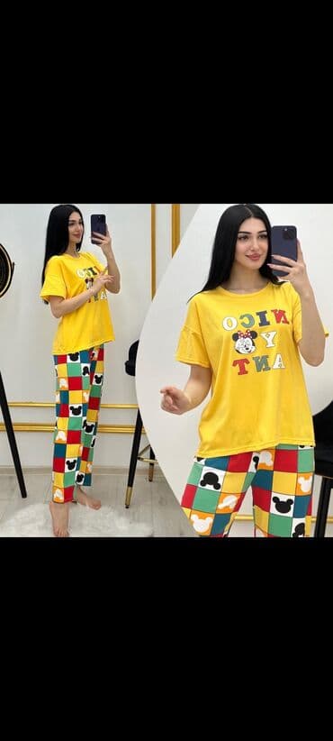 3lu dəst ev geyimi pijama dəsti lalafo.az -da 3lu dəst ev geyimi pijama dəsti