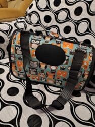 Bayquş naxışlı ev heyvanı daşıma çantası - Kiçik it, pişik və lalafo.az -da Bayquş naxışlı ev heyvanı daşıma çantası - Kiçik it, pişik və