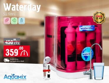 Другая техника для напитков: 💧 WATERDAY - Su Filtri – Ailən üçün saf seçim 💧 🔹 6 mərhələli at lalafo.az — 1 Другая техника для напитков: 💧 WATERDAY - Su Filtri – Ailən üçün saf seçim 💧 🔹 6 mərhələli — 1