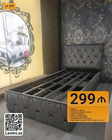 Çarpayı – La Mini - Ölçü: 90 × 200 sm - Mexanizm: Açılmayan, bazasız - lalafo.az -da Çarpayı – La Mini - Ölçü: 90 × 200 sm - Mexanizm: Açılmayan, bazasız -