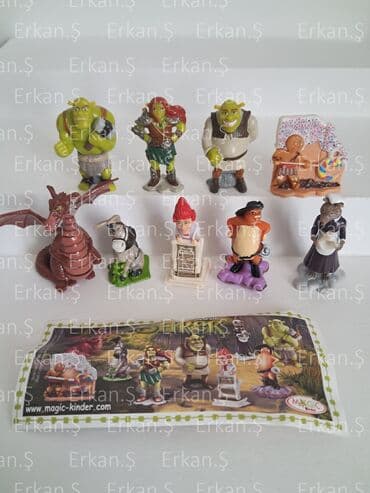 Kinder Shrek seriyası kolleksiya fiqurları – Magic Kinder Məzmun: - lalafo.az -da Kinder Shrek seriyası kolleksiya fiqurları – Magic Kinder Məzmun: -